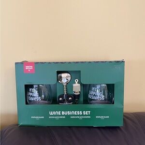 NIB Tabitha Brown Wine Business Set